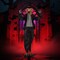 7.2 Ft Life-Size Halloween Animatronic Standing Groom with Sound Activated Creepy Eyes and Motion